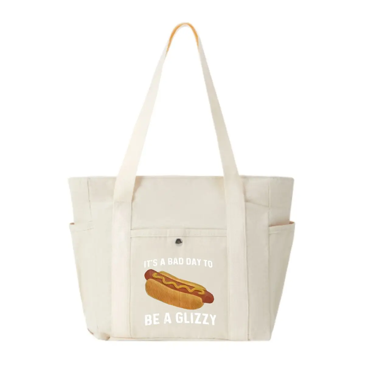 

Hot Dog Gloom Glizzy - Day Blues Сумка на плечо Большая вместительная повседневная повседневная сумка для повседневного использования