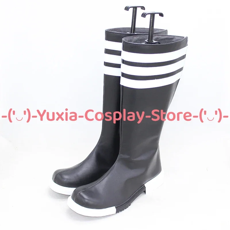 ¡Yuxiacosplay! Zapatos de Cosplay Gintama Sakata Gintoki, accesorios de personaje del juego de Anime, botas de cuero PU, disfraz de fiesta de Carnaval y Halloween