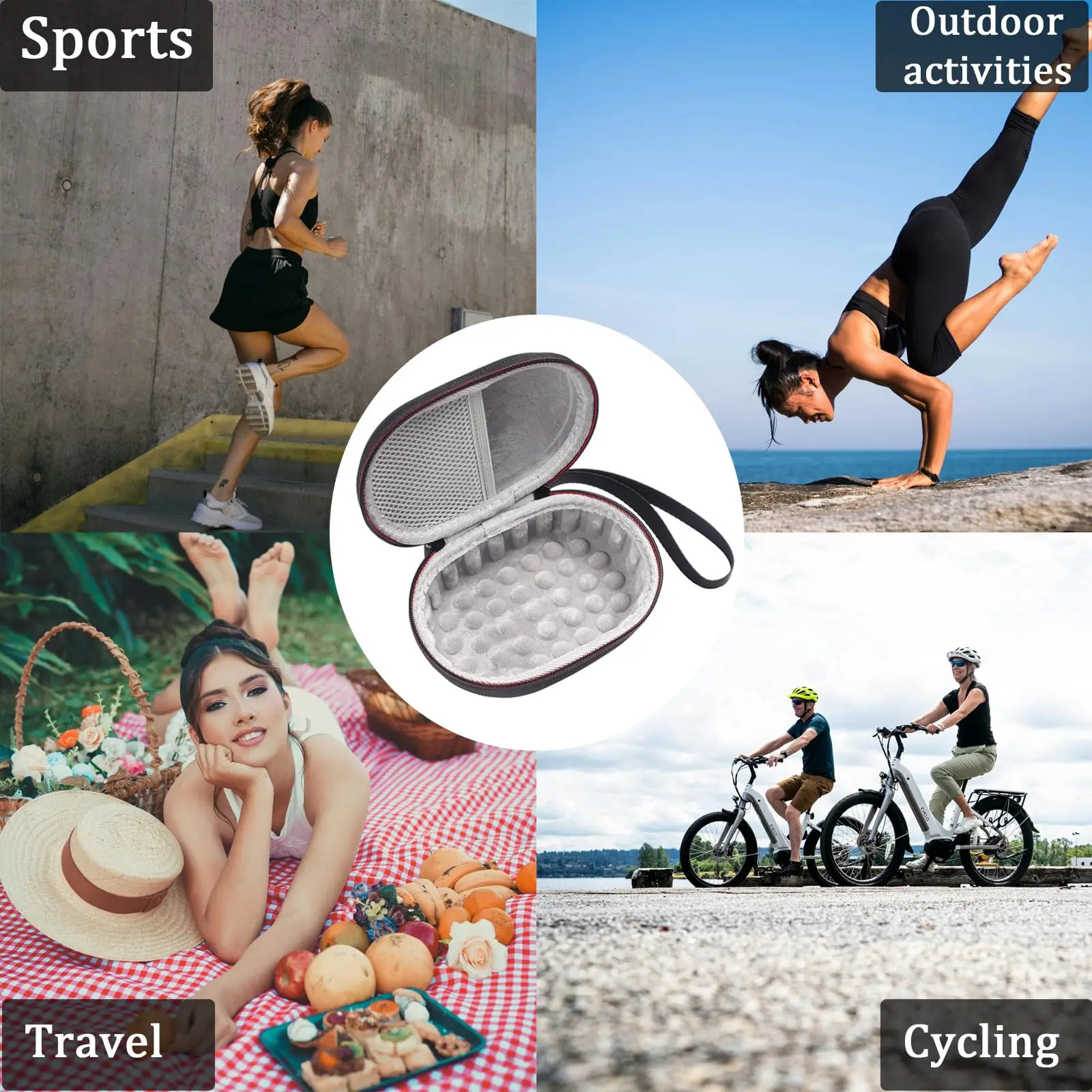 حقيبة حمل محمولة لـ JBL ، حقيبة يد صغيرة لمقطع JBL 5 مكبرات صوت ، حقيبة تخزين واقية للسفر ، إيفا صلبة ، ملحقات