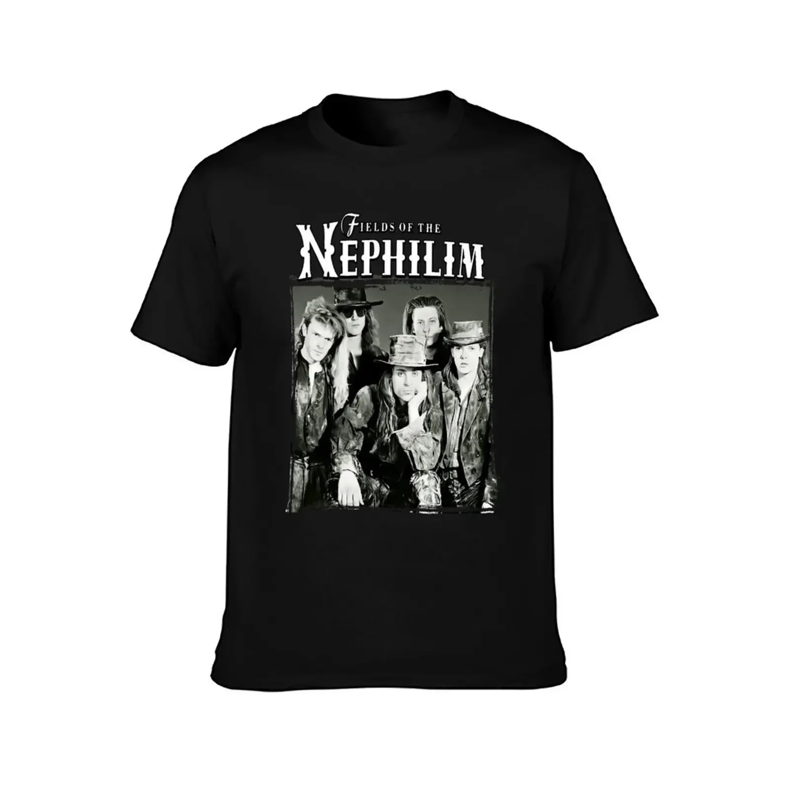 Fields of the nephilim Band T-Shirt boys animal print graphic tee shirt customizeds korean fashion vintage t shirt men