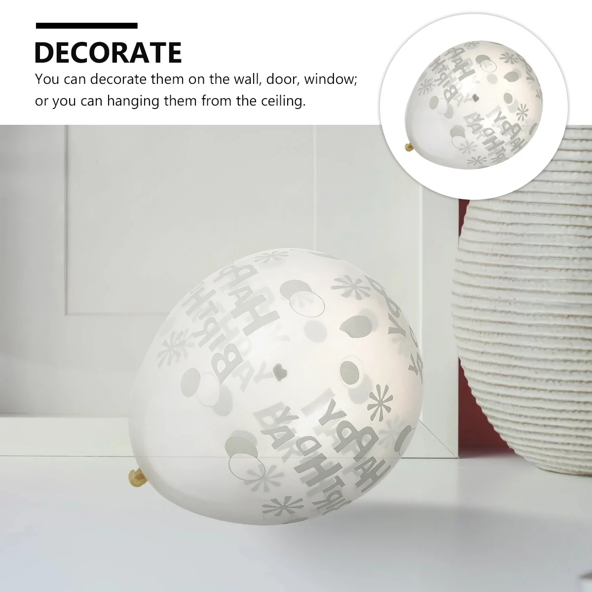 

50Pcs Halloween Fluorescent Balloon Latex Party Decor Supplies Night Light Balloon Decoration Halloween Party Decor Supplies