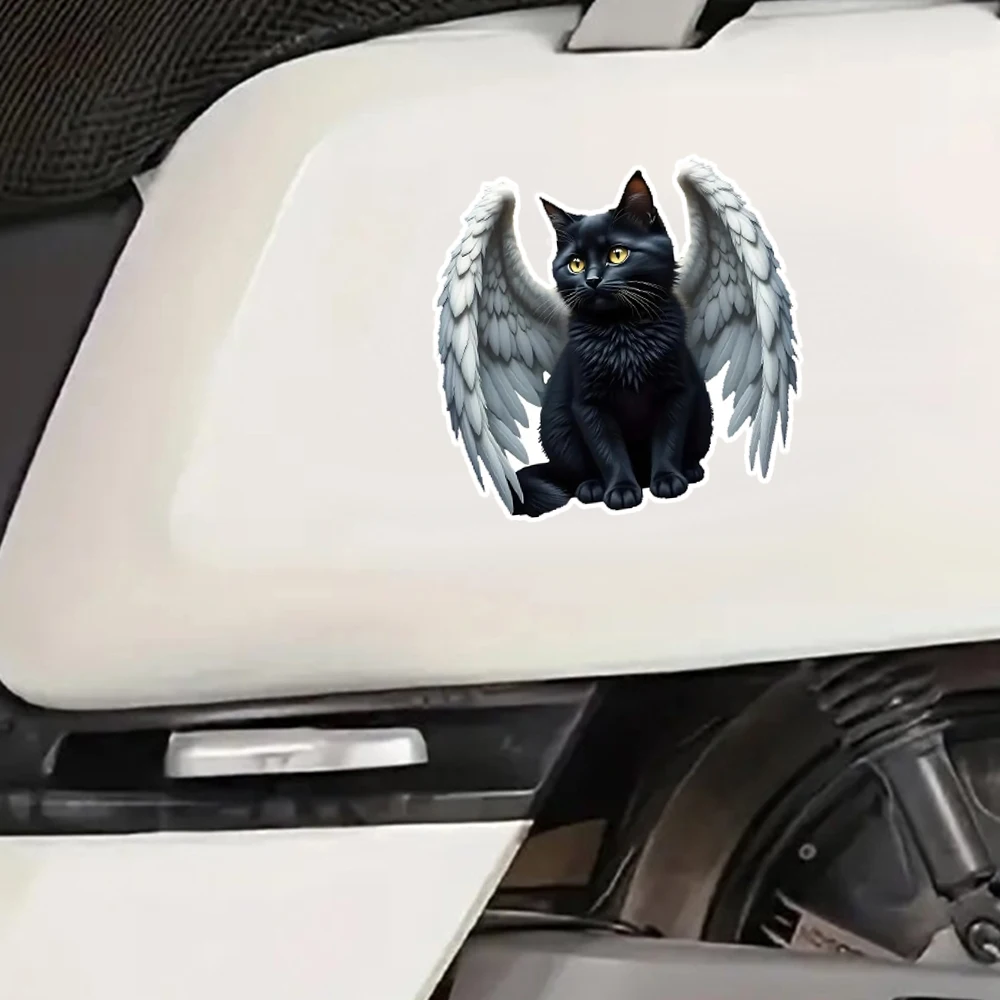 1-Pack Cute Angel Decals, Self-adhesive, Waterproof Vinyl Stickers for Car, Bumper, Window, Laptop, Wall and Glass Surface