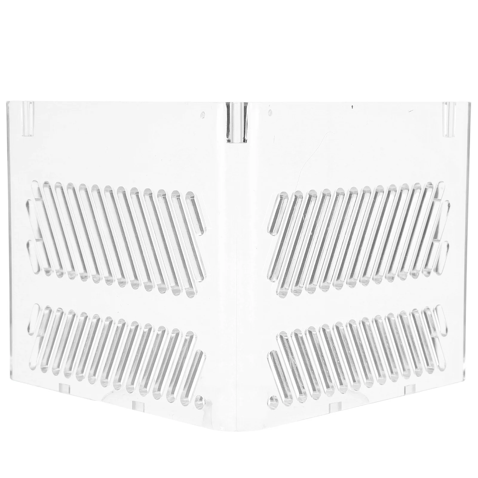 

Aquarium Divider Acrylic Fish Tank Partition Grid Board Dual Hole Design Prevents Sand Entering Pump Fish Tank Accessories