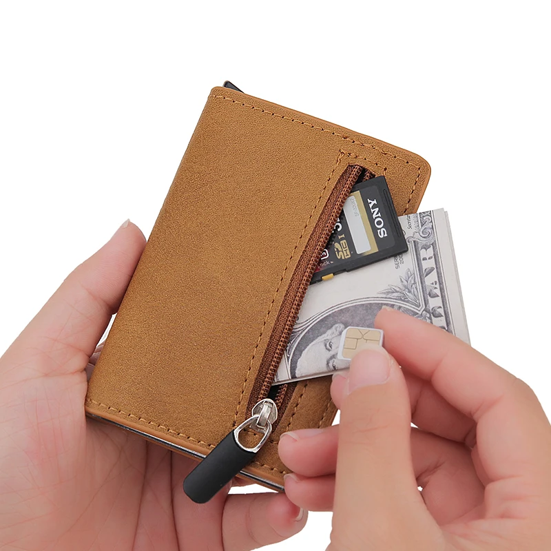 

Карбоновый держатель для RFID-карт, мужской и женский кошелек для Airtag, кожаный кошелек для денег, тонкий кожаный кошелек для Apple AirTags Tracker Air Tag 2023