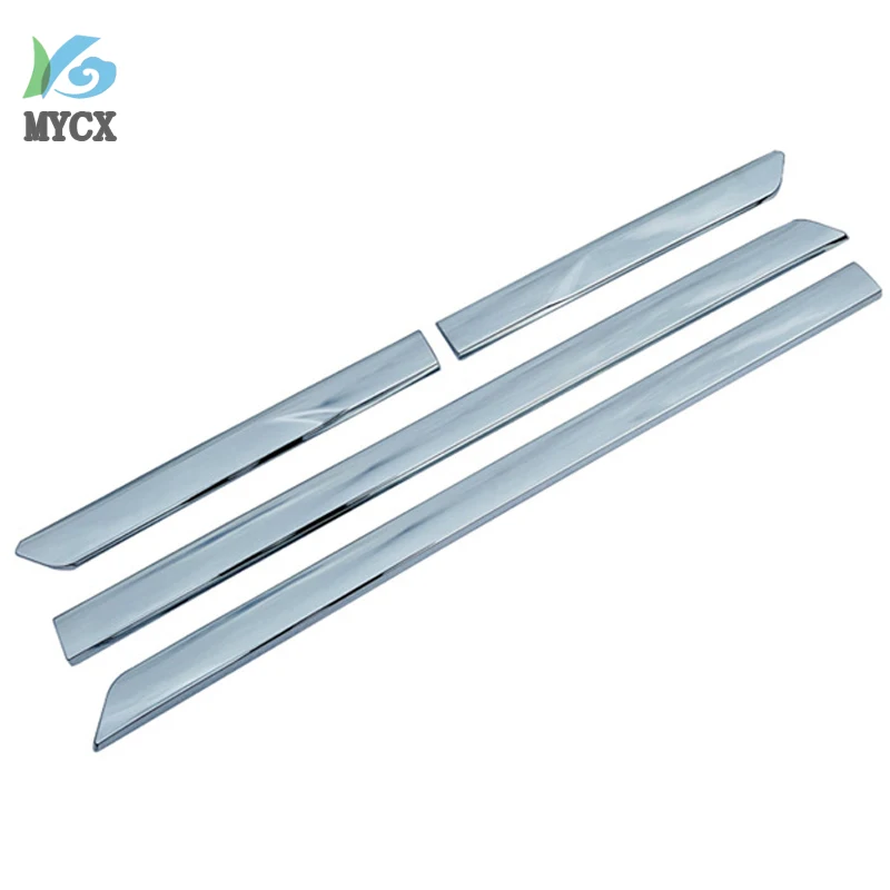 4pcs ABS Chrome Door Side Molding ABS Car Body Line Trim For Toyota for Land Cruiser LC300 2022+ Chrome Styling