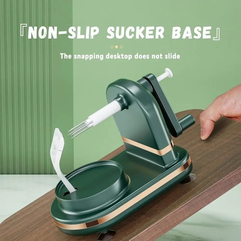 قم بتحسين تقشير التفاح الأوتوماتيكي، أداة المطبخ الدوارة اليدوية، قطاعة التفاح ومقشرات الجوفية للمطبخ، والمستقرة والشركة #3