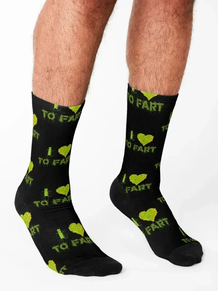مجموعة جوارب I Love To Fart جوارب رياضية للرجال والنساء