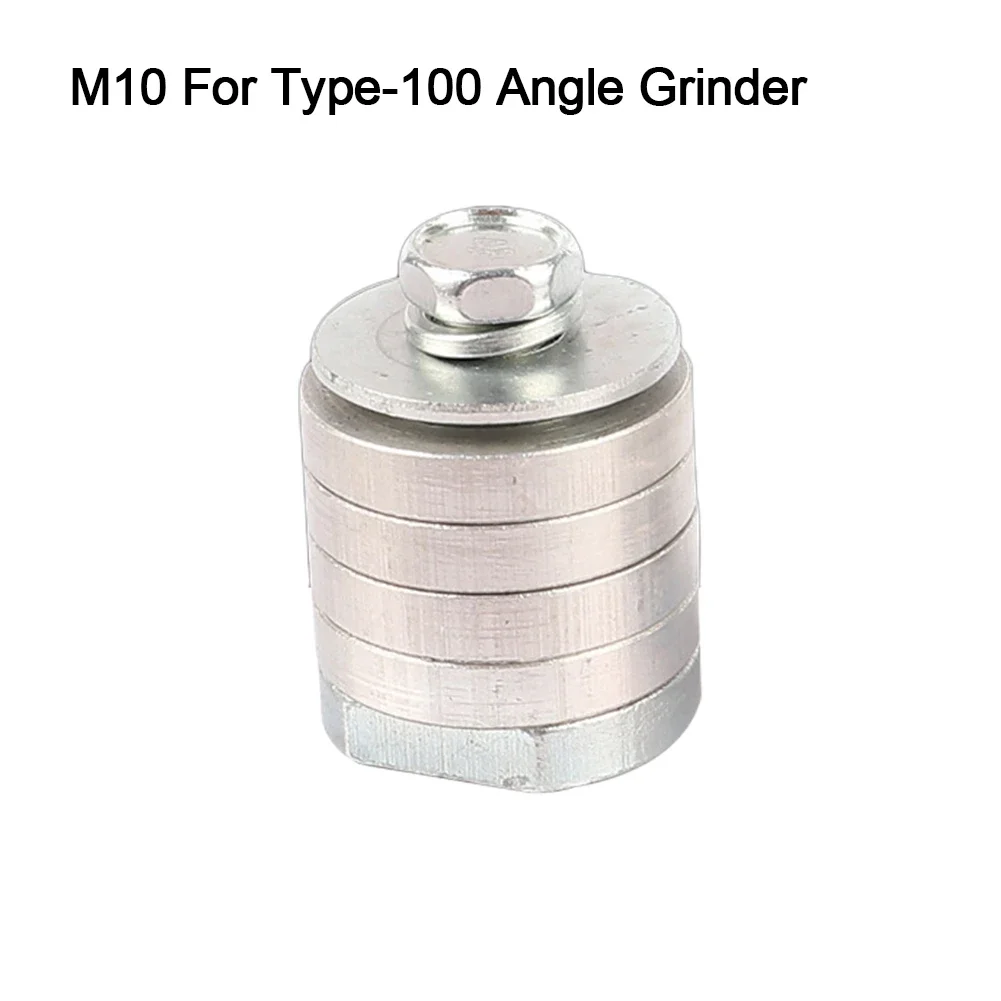 

M10/M14 Angle Grinder To Grooving Machine Adapter Conversion Kit Flange Nut Metal Lock Nut Grooving Machine For 100/125 Type