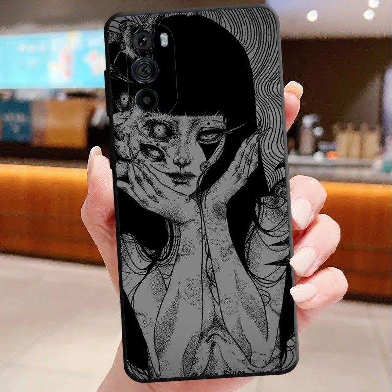

Phone Case For Motorola Edge 50 40 Pro 60 50 40 30 Ultra Neo Fusion G85 G72 G53 G54 G84 G13 G32 Horror manga Tomie Junji Ito
