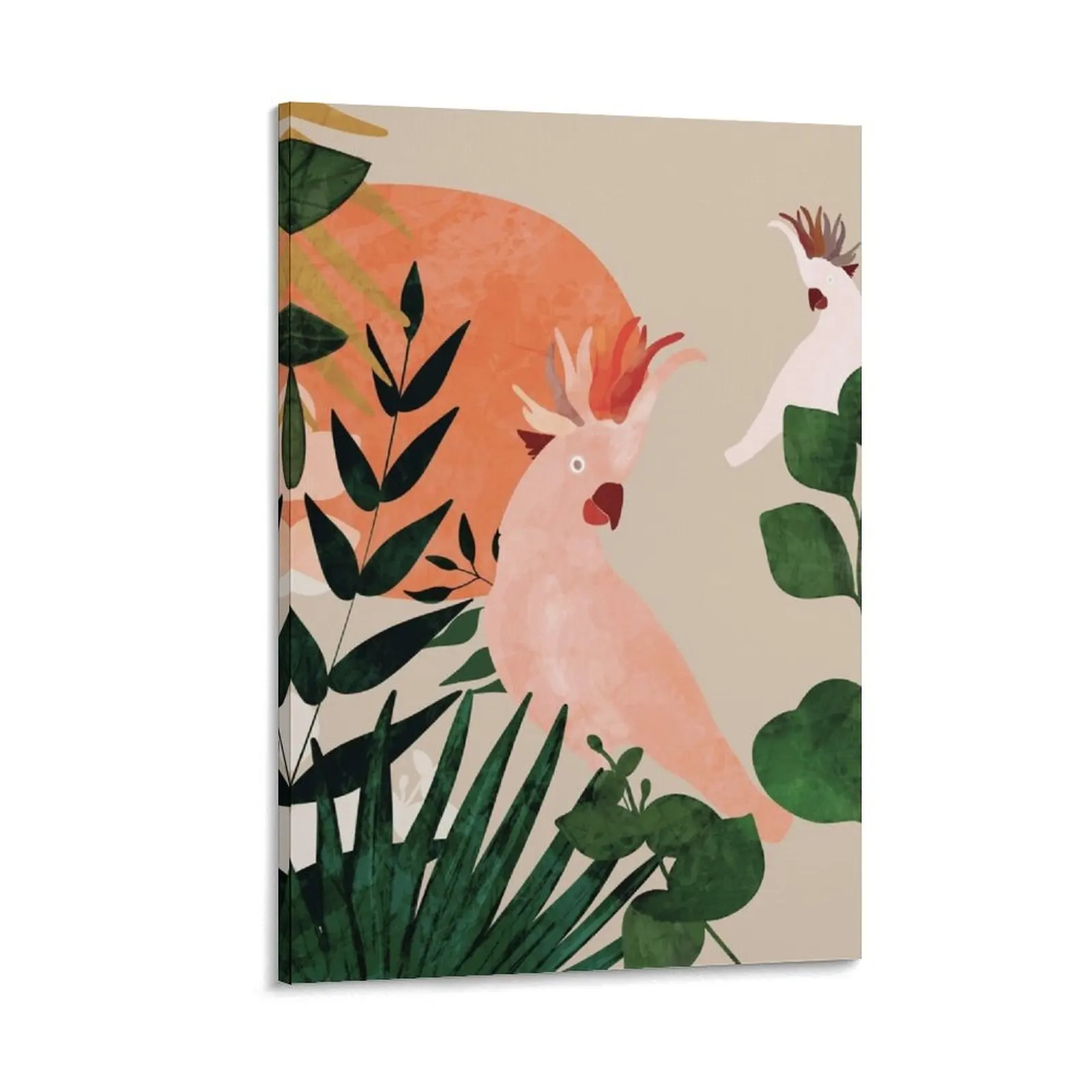 

Cockatoo jungle modern Canvas Painting room decoration accessories posters for room Wall paintings