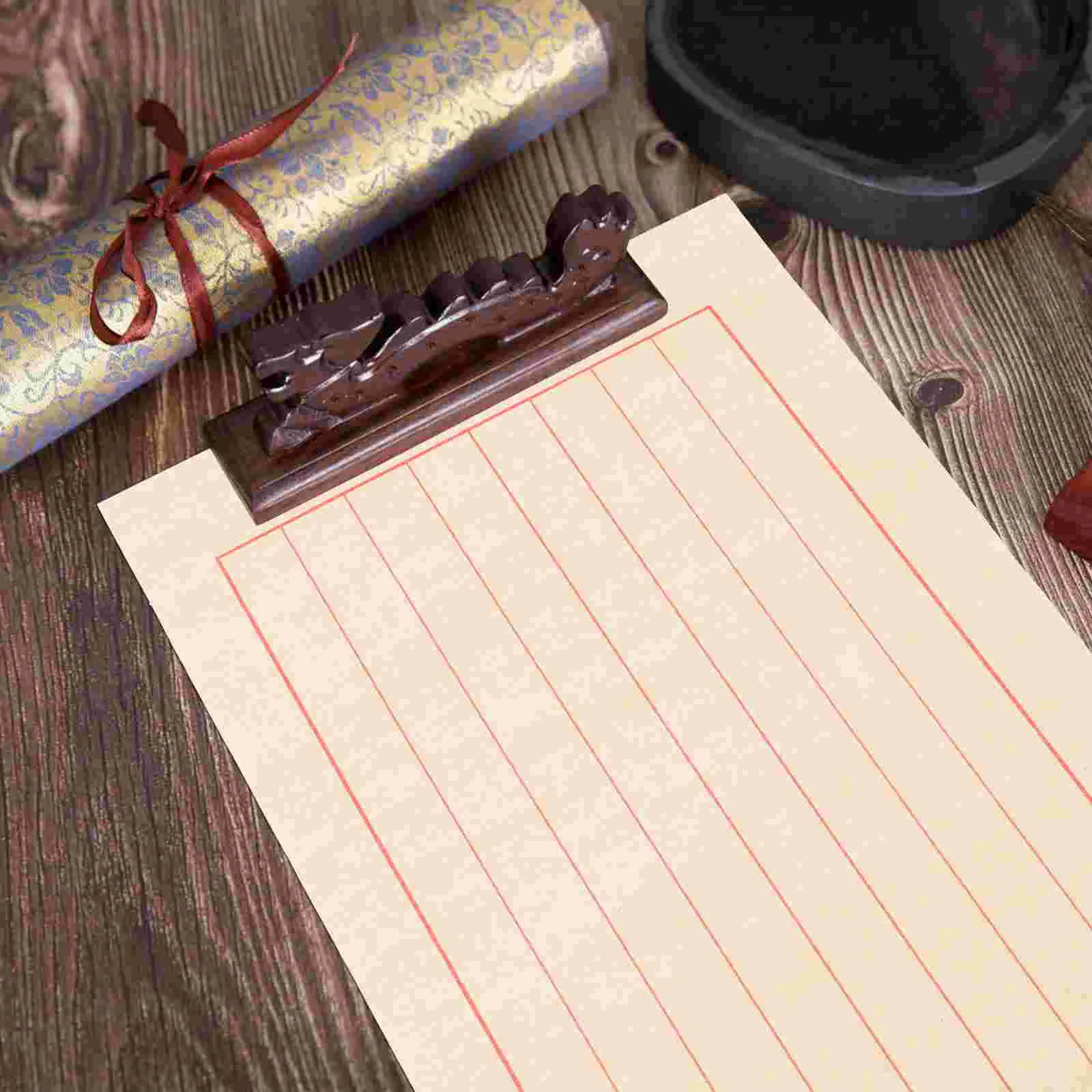 50 Sheets Rice Paper Calligraphy Writing Painting Brush Handwriting Supplies Drawing Smooth Delicate Professional for Ink