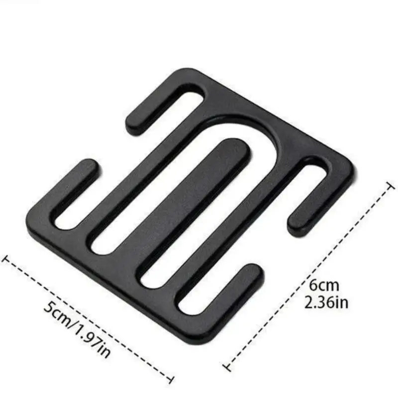 1PC Car Seat Belt Adjuster Clip Zinc Alloy Metal Positioner For Kid Prevent Neck Irritation Comfortable Shoulder Strap Accessory