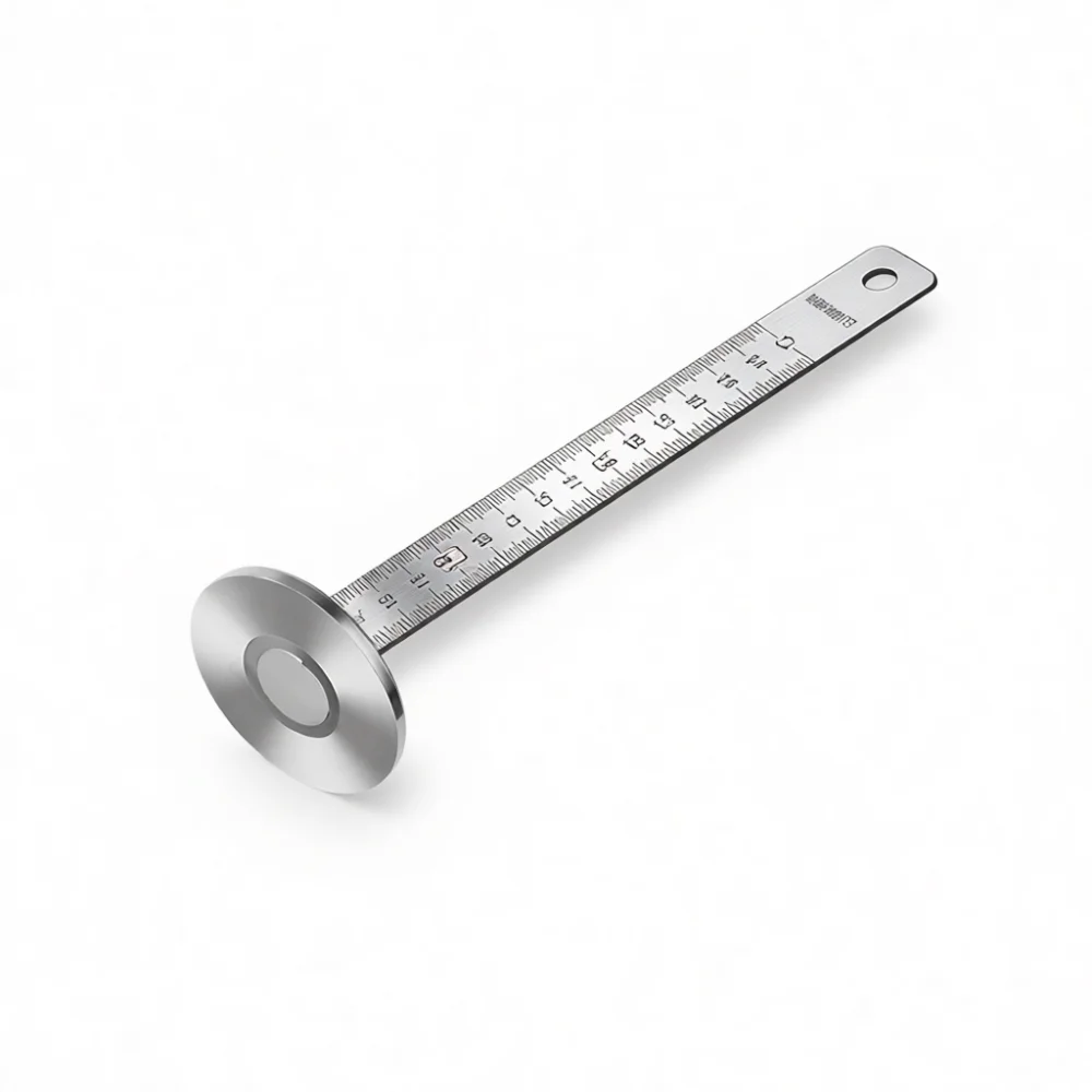 Heavy Duty Magnetic Tile Gauge Stainless Steel Leveling Ruler Flooring Installation Tool For Construction Accuracy Layout