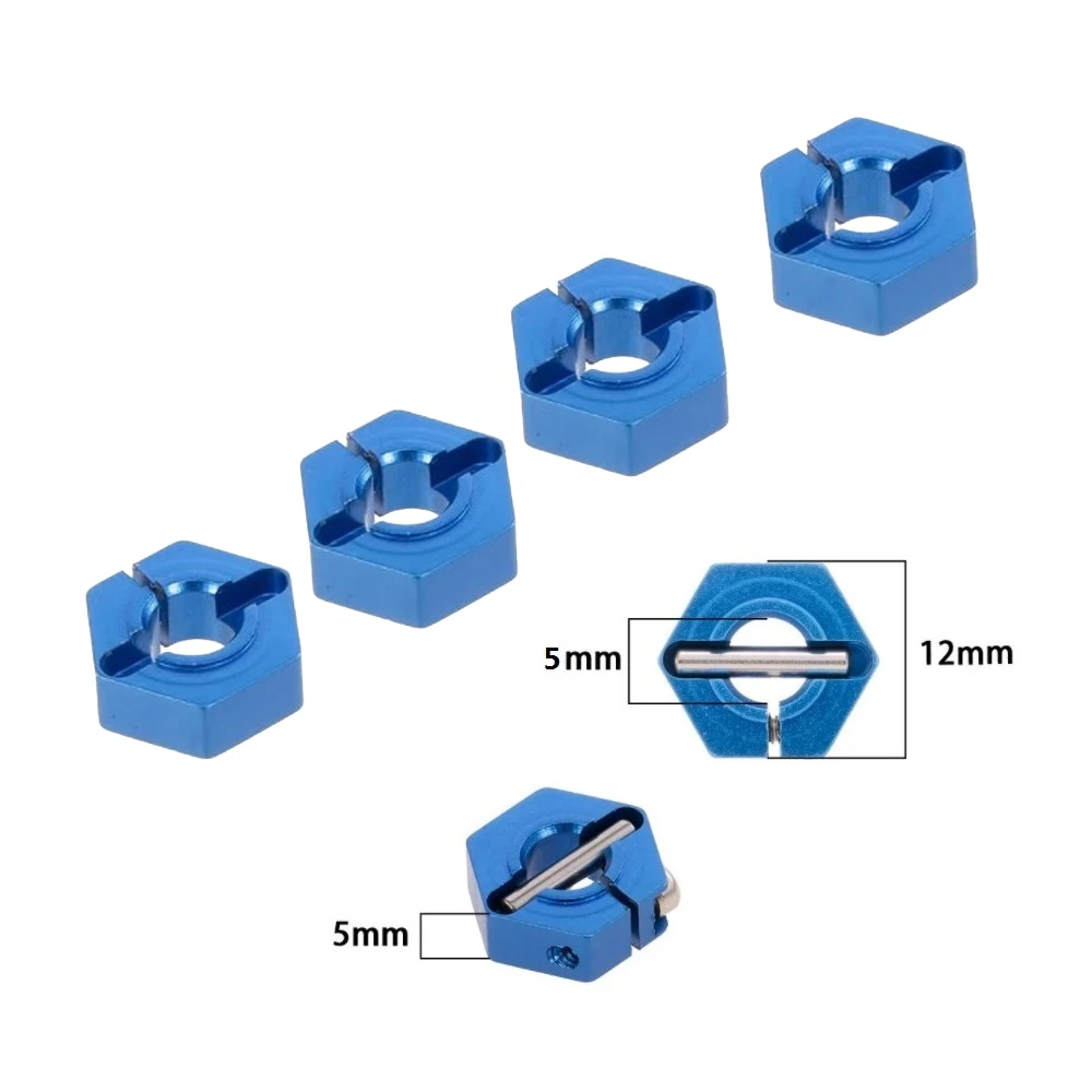 Traxxas 1654 - Goupilles D'essieu Et Moyeux Hexagonaux 2,5 X 12 Mm - Pièces RC Authentiques