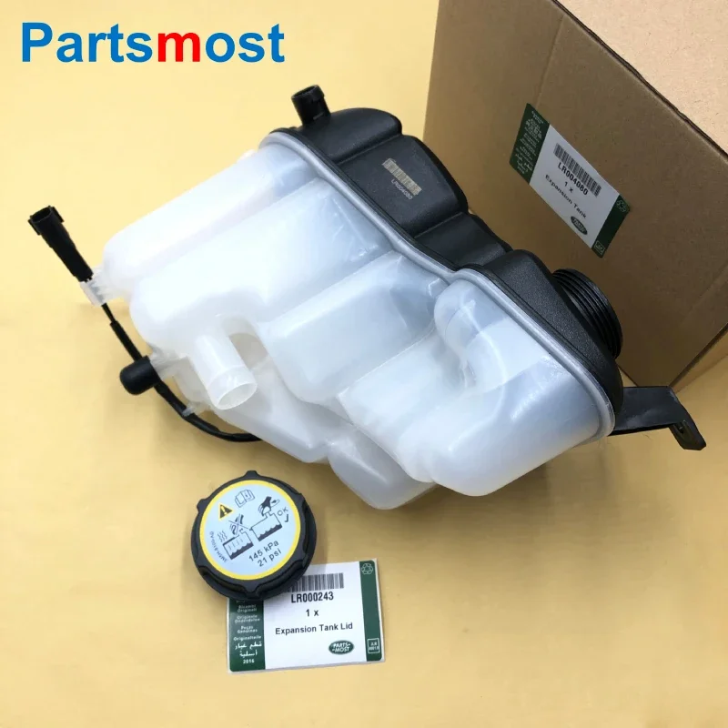 Radiator Coolant Overflow Container for LAND ROVER 2.2 Diesel LR2 / 3.2 Petrol VOLVO S80 V70 XC60 31200320 LR004080 Lid LR000243