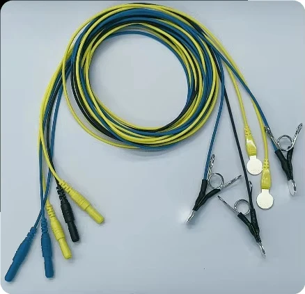Flexible EEG Signal Cable For Brain Wave Monitoring & Neurofeedback Use