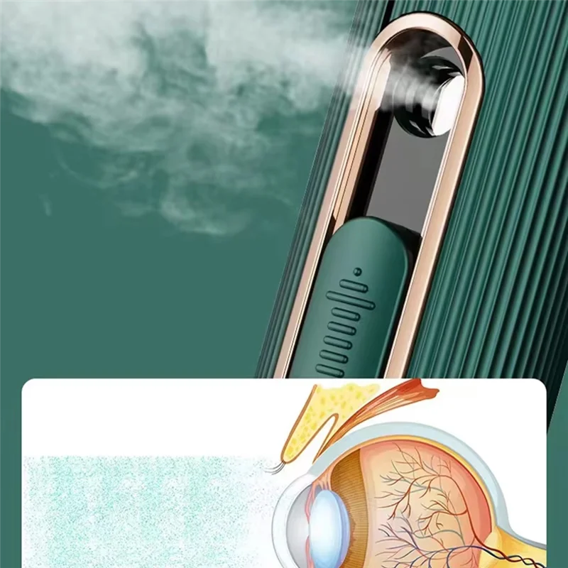 

Hot Steam Eye Nano Sprayer Eye SPA, Face Skin Humidifier Moistening & Relief Instrument