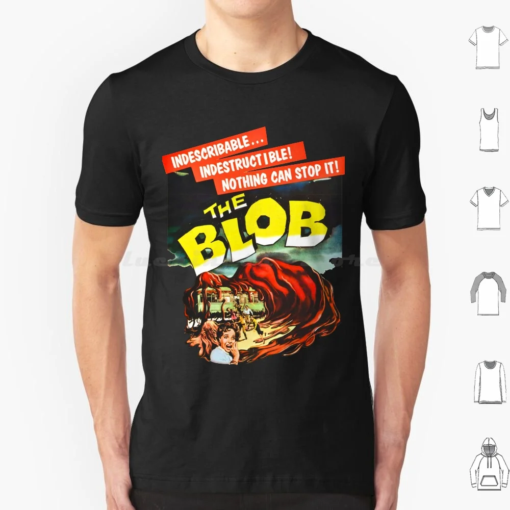 The Blob-Edição Limitada Presente Perfeito Camiseta de Algodão Homens Mulheres DIY Impressão Blob Gel Ooze Amoeba Horror Sci Fi Ficção Científica