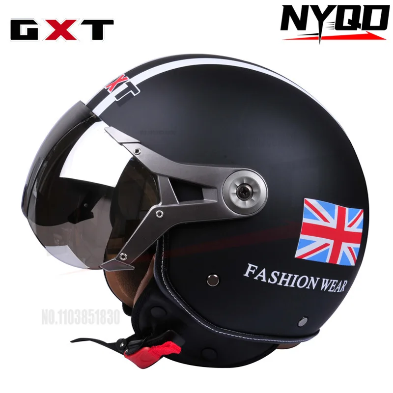 

GXT electric scooter helmet half helmet overlay retro helmet for men and women in all seasons casco moto 헬멧반모 cascos para moto