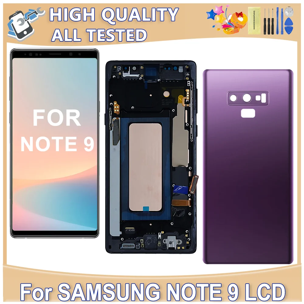 

TFT Tested For Samsung Galaxy Note 9 LCD Touch Screen Display Digitizer Assembly For Samsung N950 N950F N9500 LCD Department