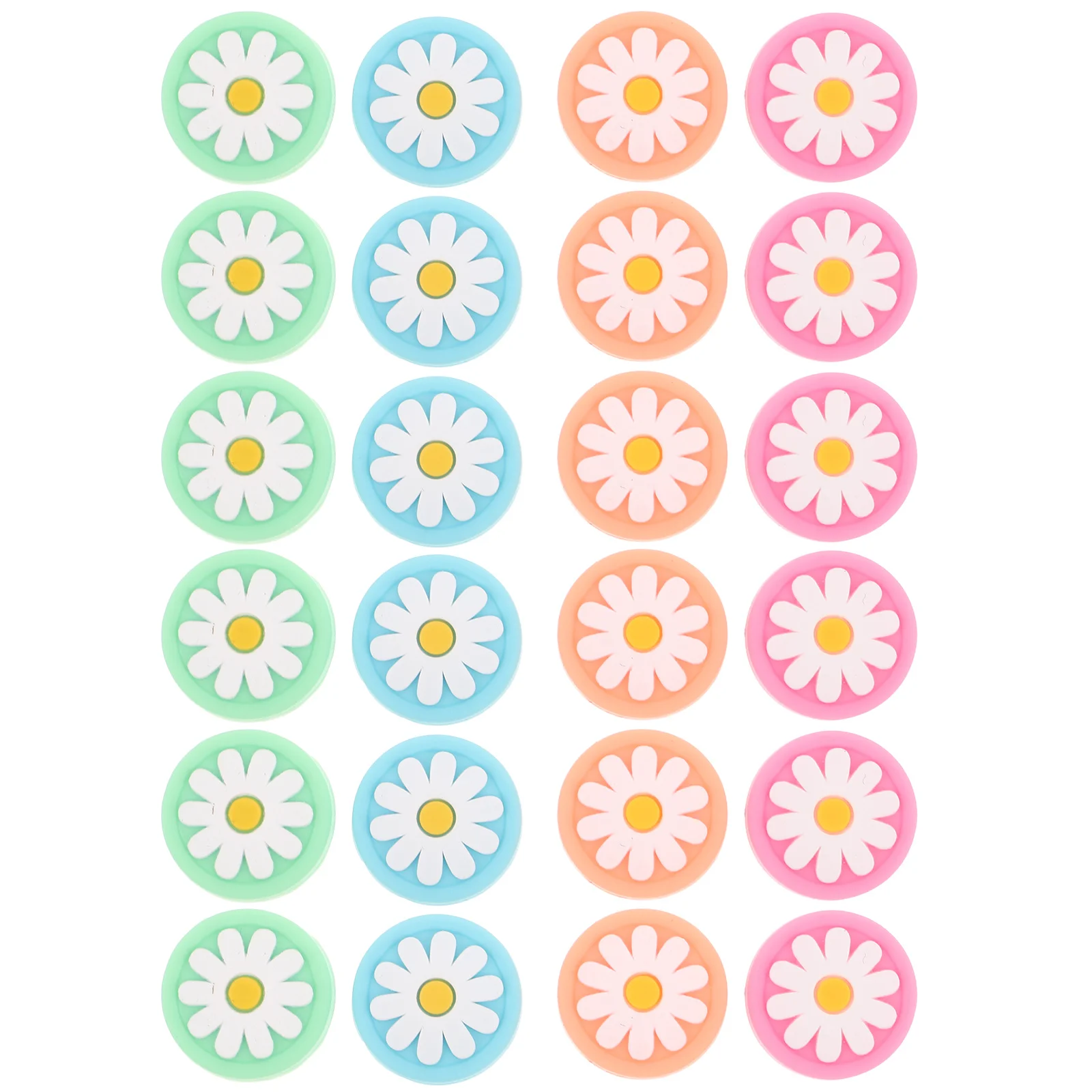 

24Pcs Analog Stick Caps Silicone Thumb Grips for Game Controller Enhanced Control Comfortable Ergonomic Design