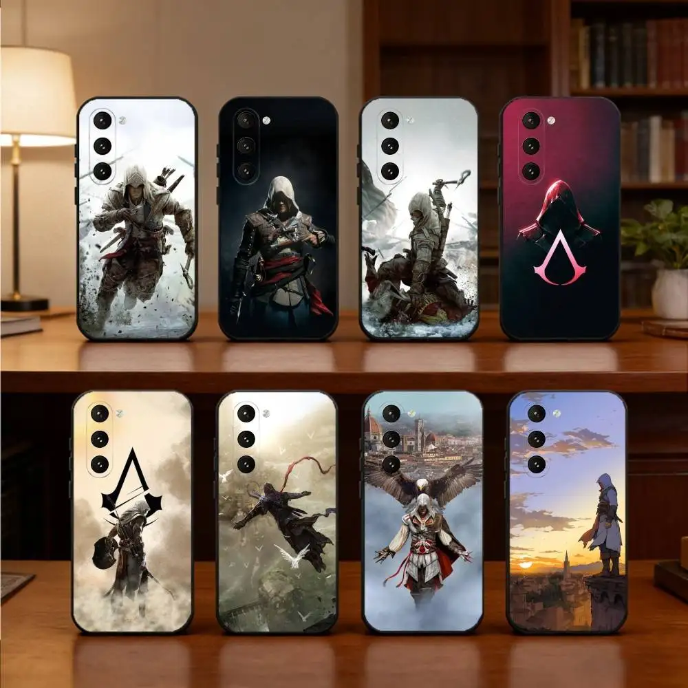 AssassinsY Creeds Phone Case For Samsung Galaxy A73,21,22,32,71,53,52,51,80,5G Soft Black Cover