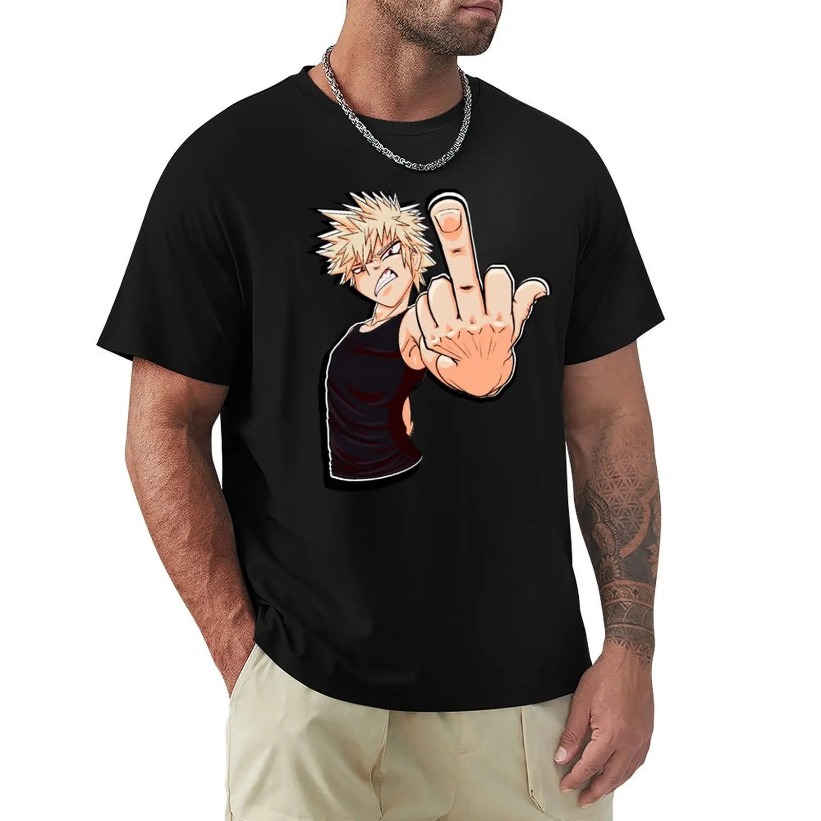 

Bakugou T-Shirt Simple Graphic Design T-Shirt
