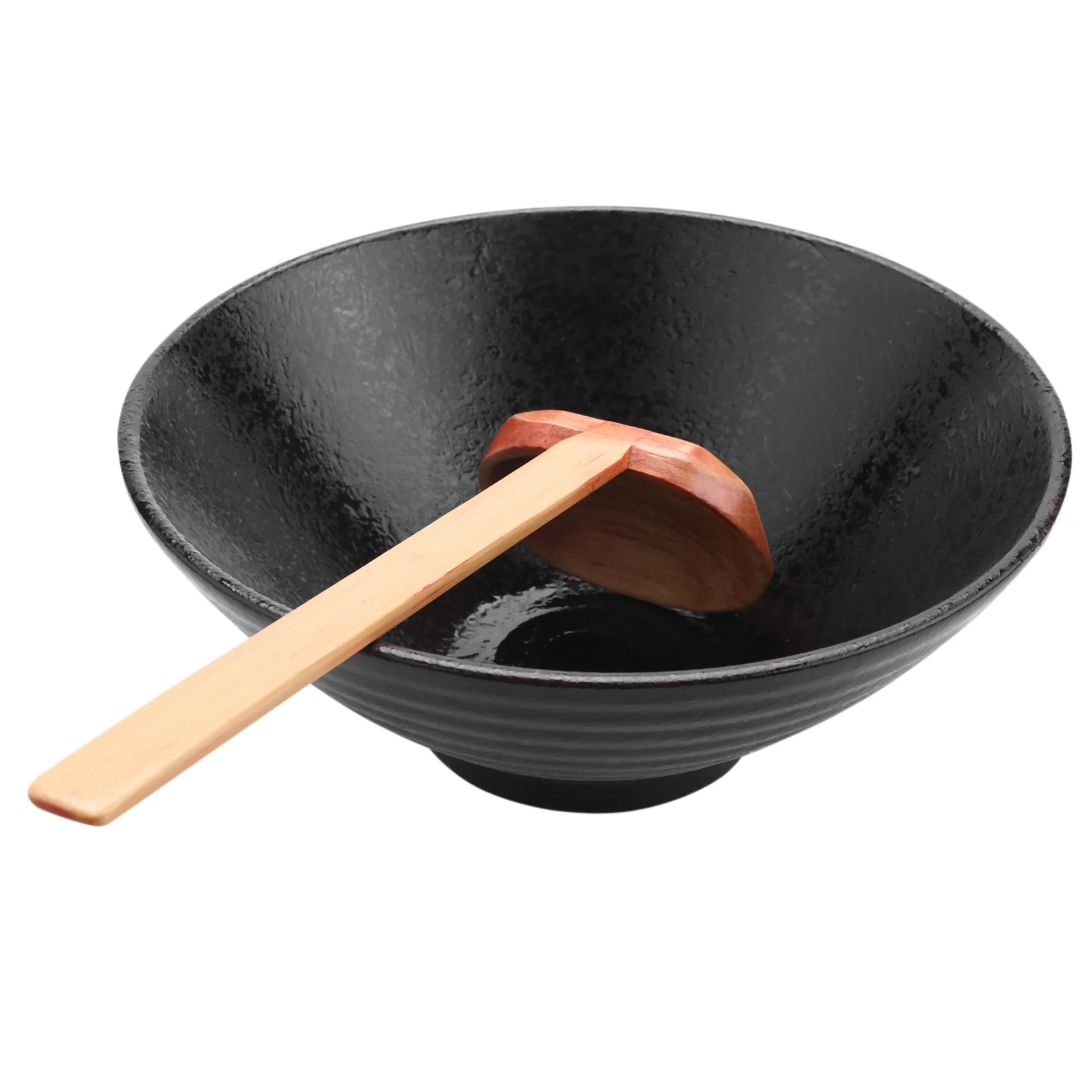 

ABLA - японская суповая миска рамен с подходящей ложкой и палочками для еды, подходит для Удон, Собы, большого размера