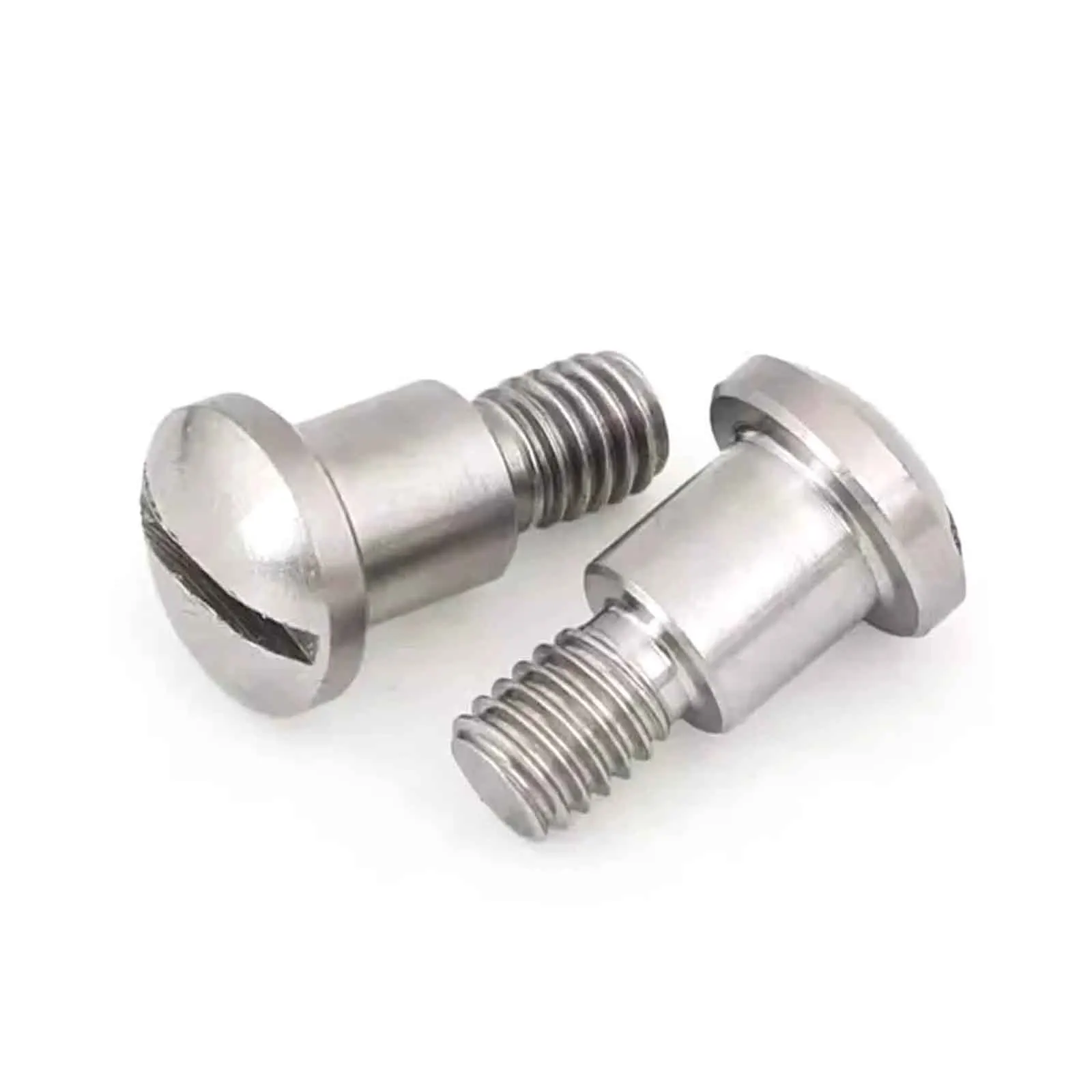 1/2pcs 304 Stainless Steel GB946 Slotted Pan Head Shoulder Screw, Axial Position Step Bolt, High Limit Screw M3 M4 M5 M8