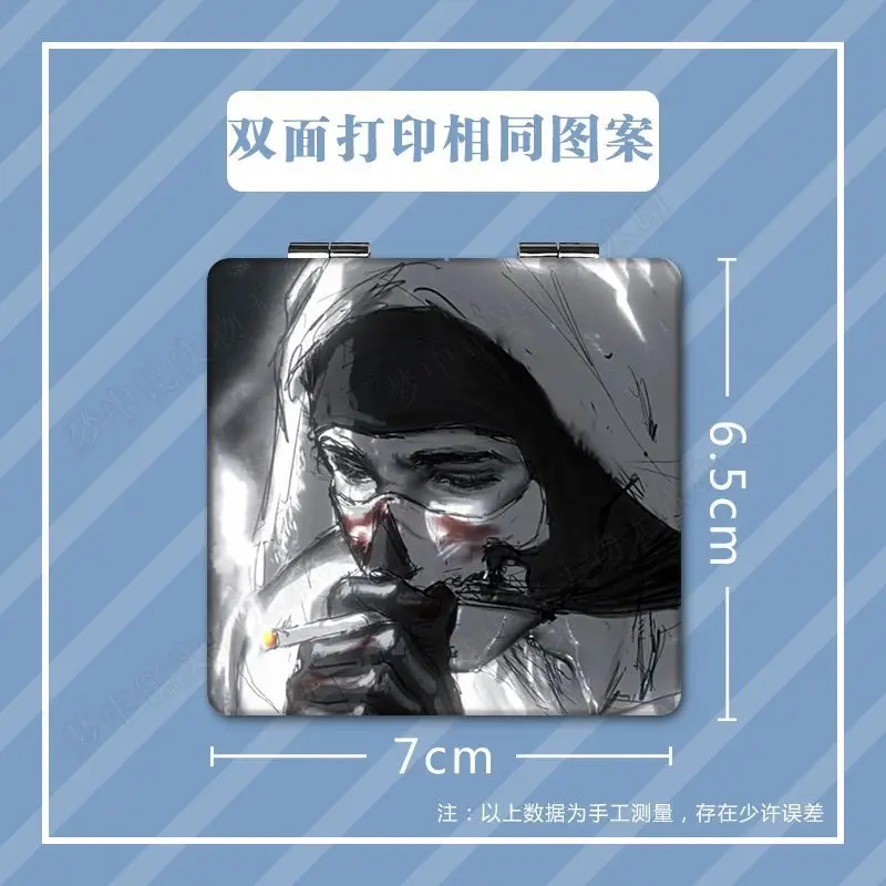 Game Call of Duty Series Folding Makeup Mirror Cartoon Kawaii Character Creativity Double-sided Printing Portable Mini Mirror - view 3