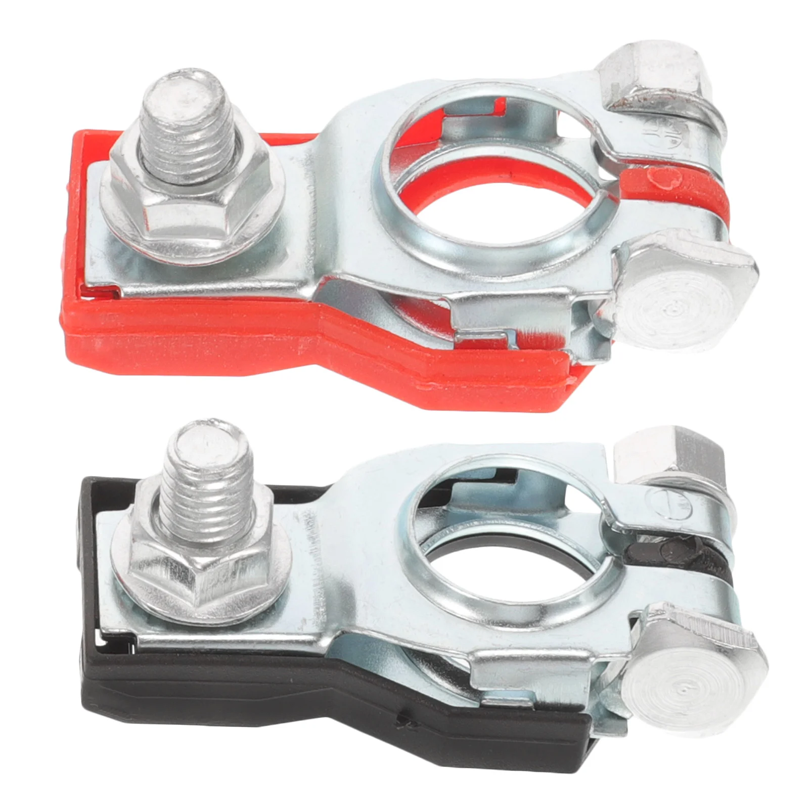 2 ชิ้นแบตเตอรี่รถ Pile Head Cable Terminal Clamps คลิปทดสอบไฟฟ้าอุปกรณ์ลบอัตโนมัติ