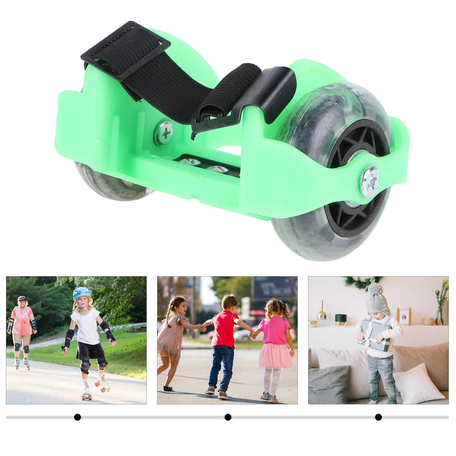 1 زوج متوهجة طاحونة تضيء الزلاجات للأطفال في الهواء الطلق الرياضة الأسطوانة الأحذية قابل للتعديل الأطفال عجلة كعب الزلاجات هدية #4