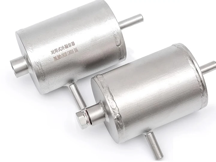 الفولاذ المقاوم للصدأ 304 بعقب حاوية التكثيف الملحومة DN80 DN100 المقبس حاوية التكثيف الملحومة LQ-64P حاوية التكثيف #2