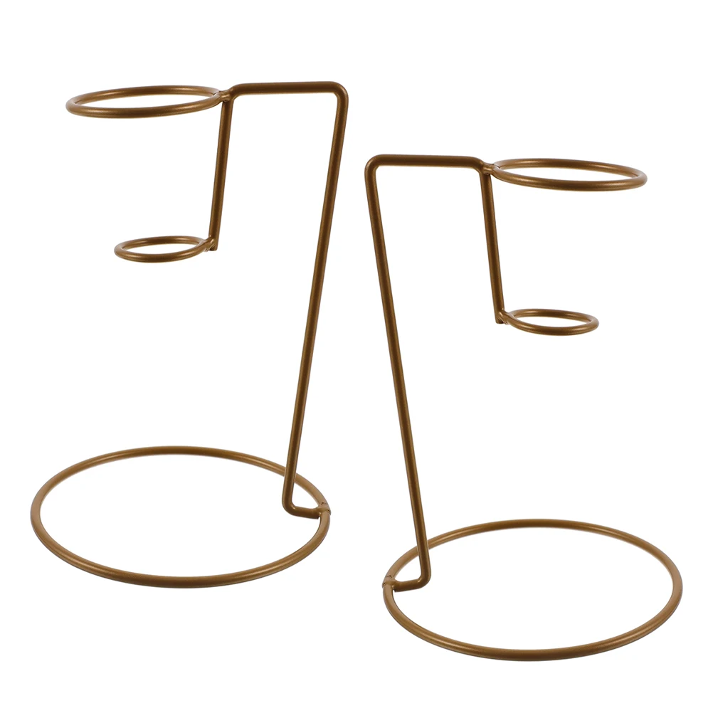 

2Pcs Ice Cream Cone Storage Container Minimalist Design Easy Maintenance for Repeated Use Cone Stands for Dessert Table