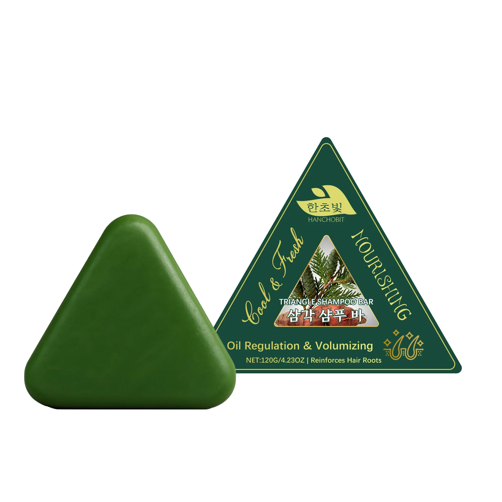 

Твердый шампунь с овощами, натуральный треугольный шампунь, натуральный семь зеленый шампунь, нежная очистка и питательная уход