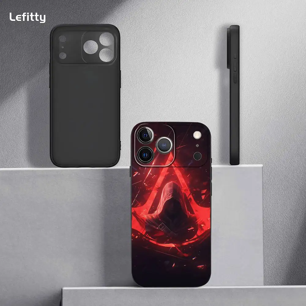 لعبة A-القاتل العقيدة S-Shadows جراب هاتف آيفون 17 16 15 14 13 12 11 برو ماكس بلس ميني أسود متجمد لينة شل فوندا #5