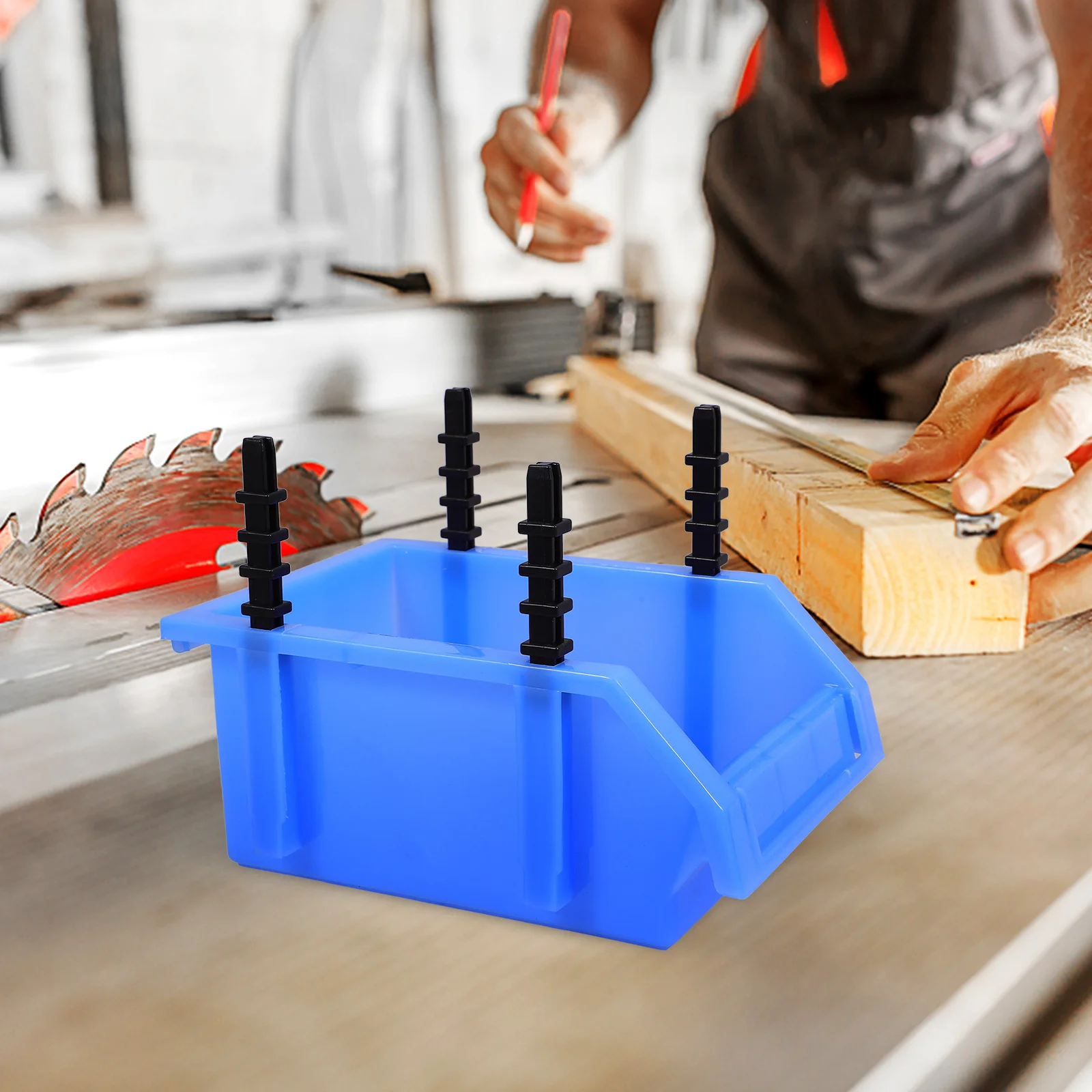 صناديق تخزين بلاستيكية صندوق أجزاء احترافي متين متعدد الوظائف أداة صندوق مستودع صيانة المركبات المنزلية