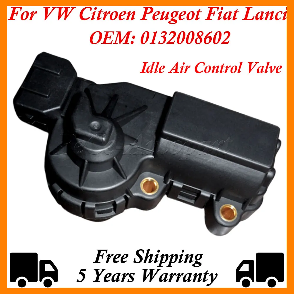 Para VW Citroen Peugeot Fiat Lancia Renau 1920F8 0132008602 0132008600 3437010524 3437010900 90531999 válvula de aire inactivo