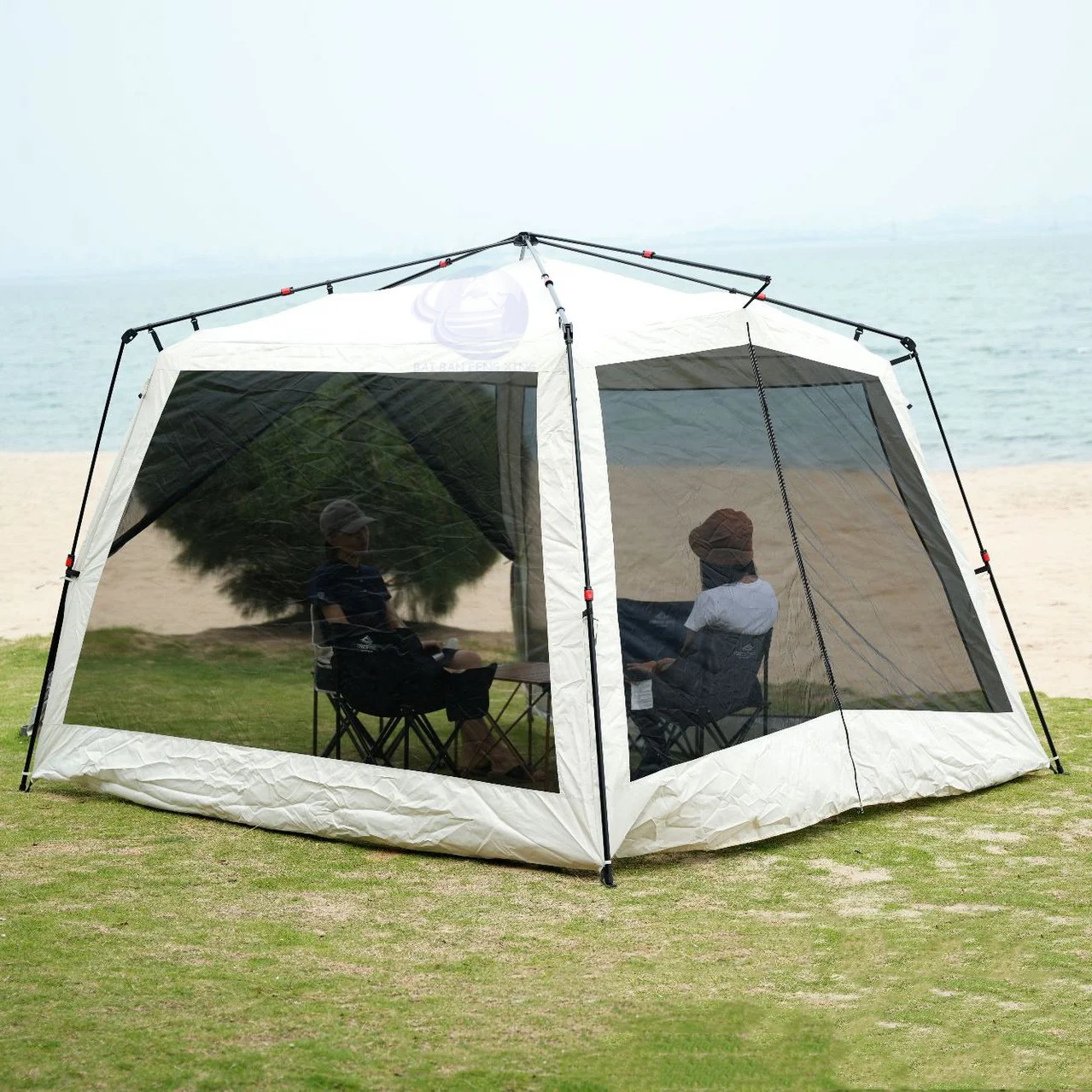 Portable Folding Tent Spring Outing Park Picnic Outdoor 4 Sides Mesh Perfect Ventilation Sun Shelters Automatic Camping Tent