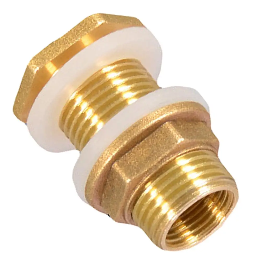 Brass Tank Joint DN15 DN20 DN25 Water Tower Brass Connector Leakproof Male Adapter for Pipelines