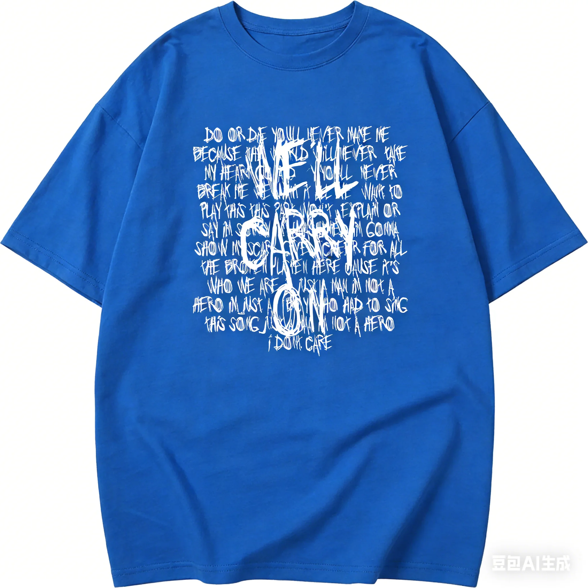 Hot-selling T-shirt My Chemical Romance Mcr Dead Emo Men's Trendy T-shirt Casual Fashion Round neck High-quality T-shirt