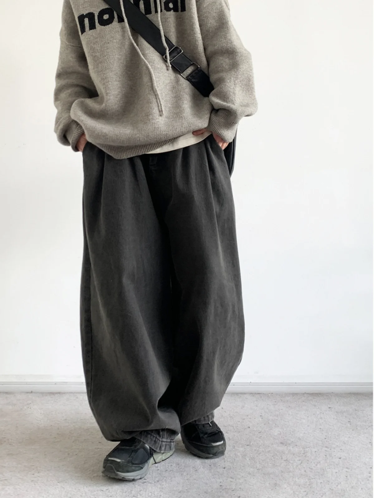 

y Retro Workwear Jeans Loose Straight Leg Casual ex Spring Autumn Denim Pants Youth Faion Long Trousers