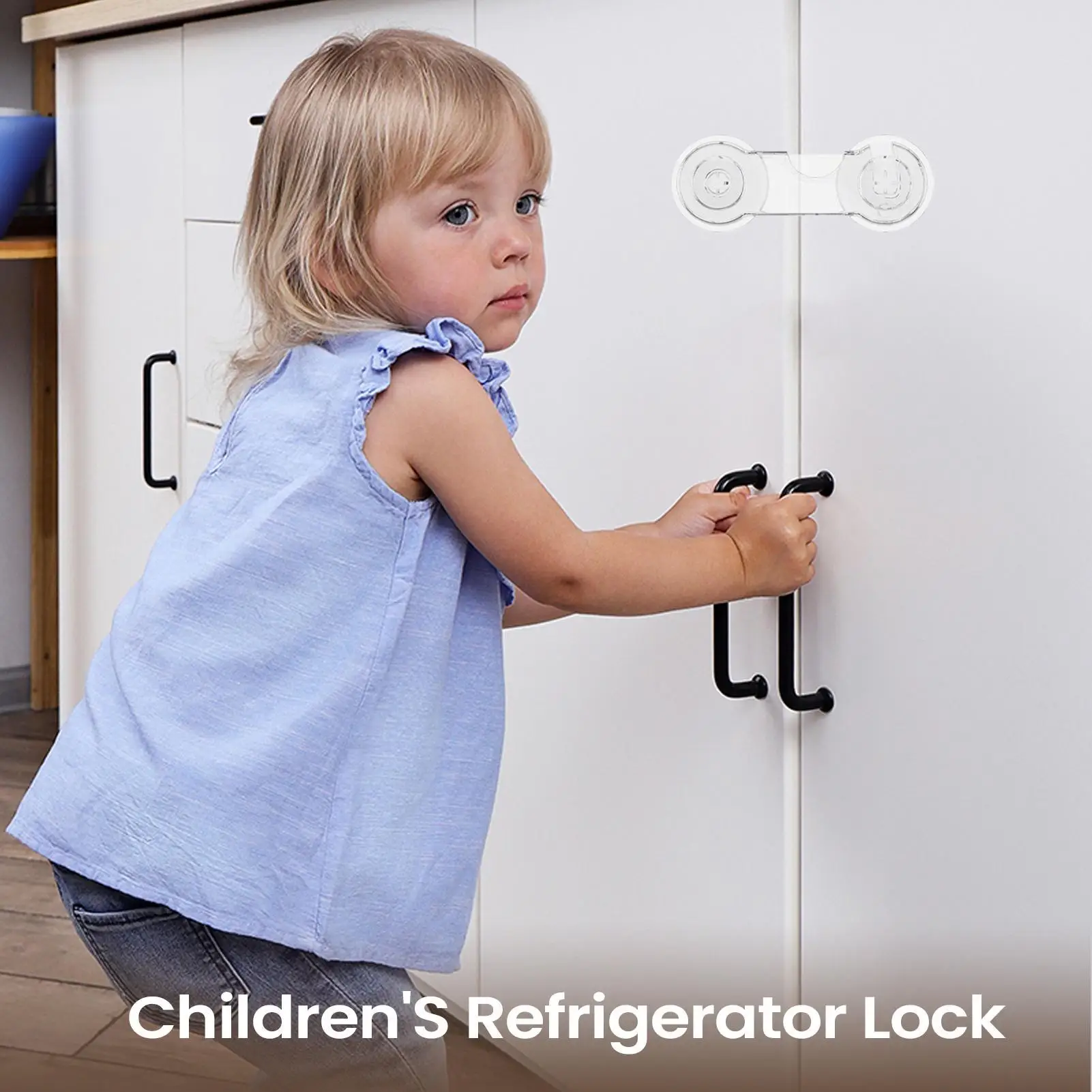 Children Locker Lock Baby Safety Lock Protection from Children Home Drawer Cabinet Door Refrigerator Anti-pinch Lock Baby Goods
