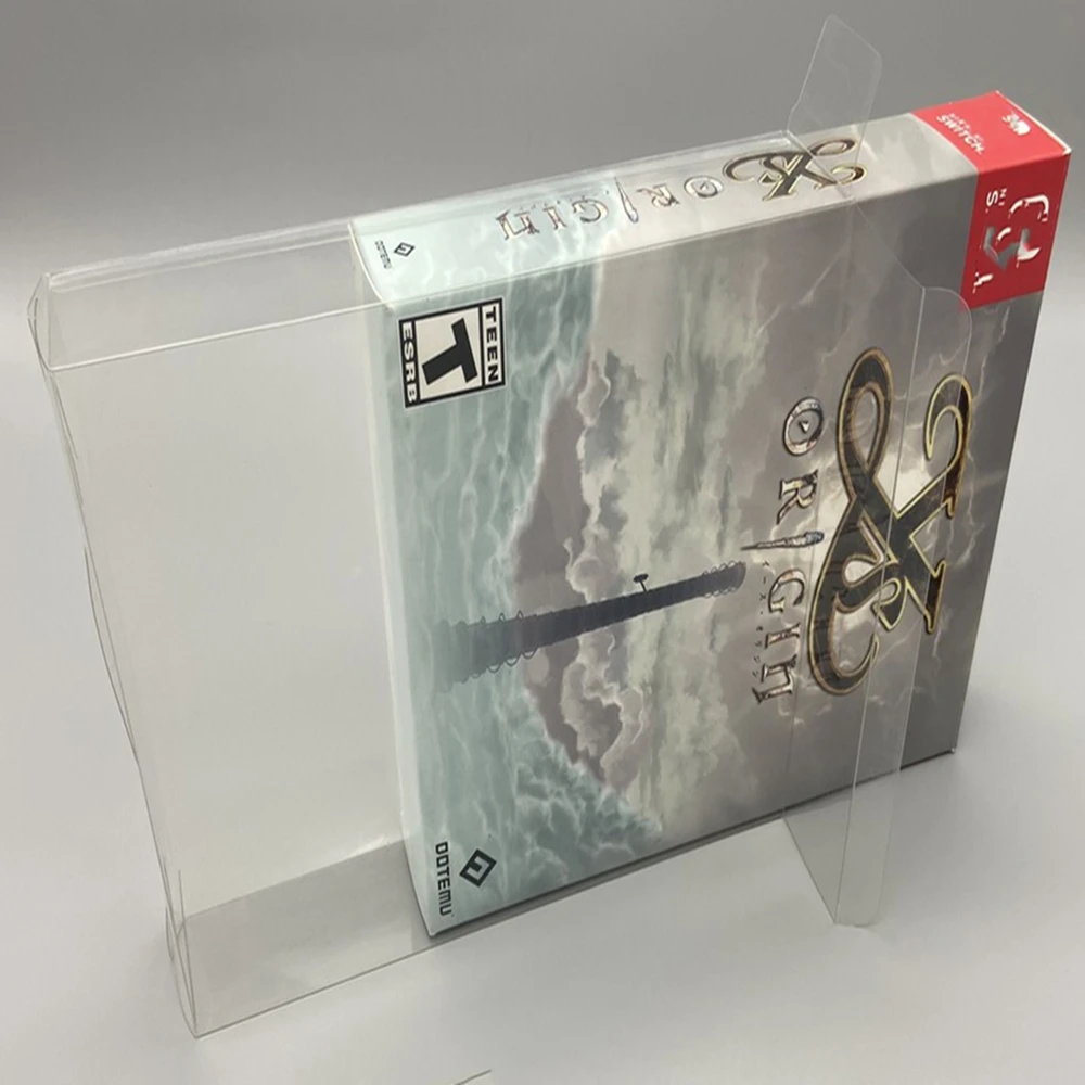 Transparent Box Protector For Ys：Origin YSO Collect Boxes For NS Switc Game Shell Clear Display Case For US