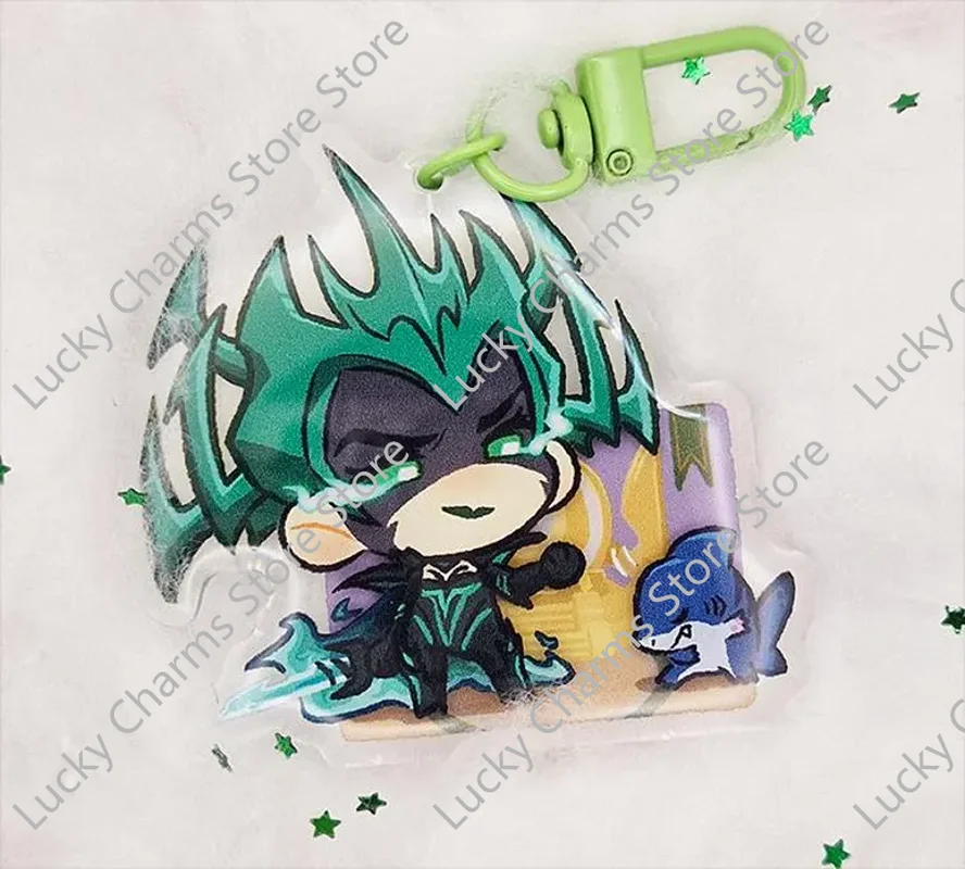 Multi-Style Chibi Hero Acrylic Keychain Pack, Cartoon Character Print Keyring Set, Clear Bag Charm, Fan Collection Pendant Decor
