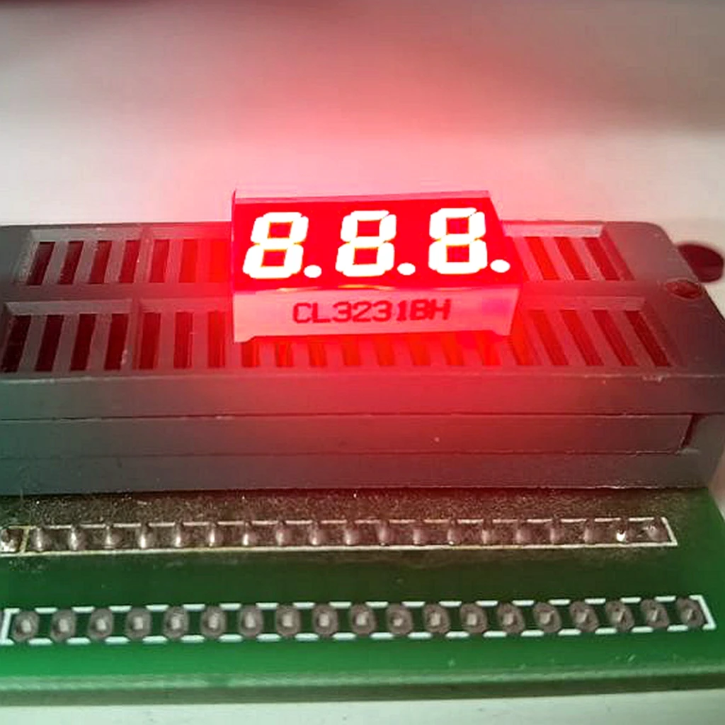 10PCS New and original 3 Bit 0.32 inch Digital Tube LED Display red Light 7 Segment Common Cathode/Anode