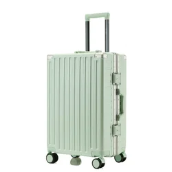 Luggage strong durable ins network red high-grade aluminum frame cardan wheel Travel Suitcases password box boarding 20 inches