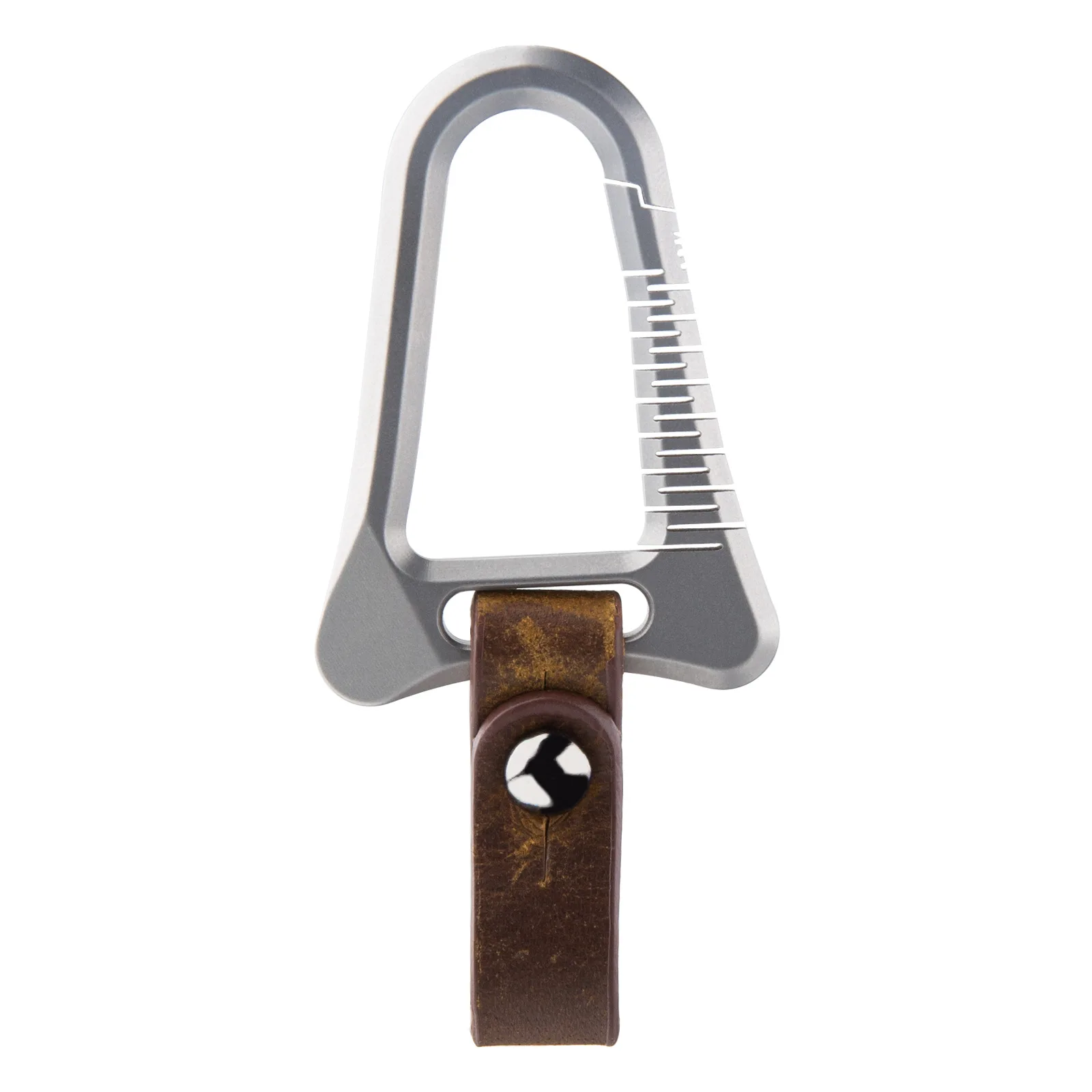 Car Spring Keychain Titanium Alloy Key Rings Super Lightweight Buckle Pendant EDC Tool Man Male Creativity Gift