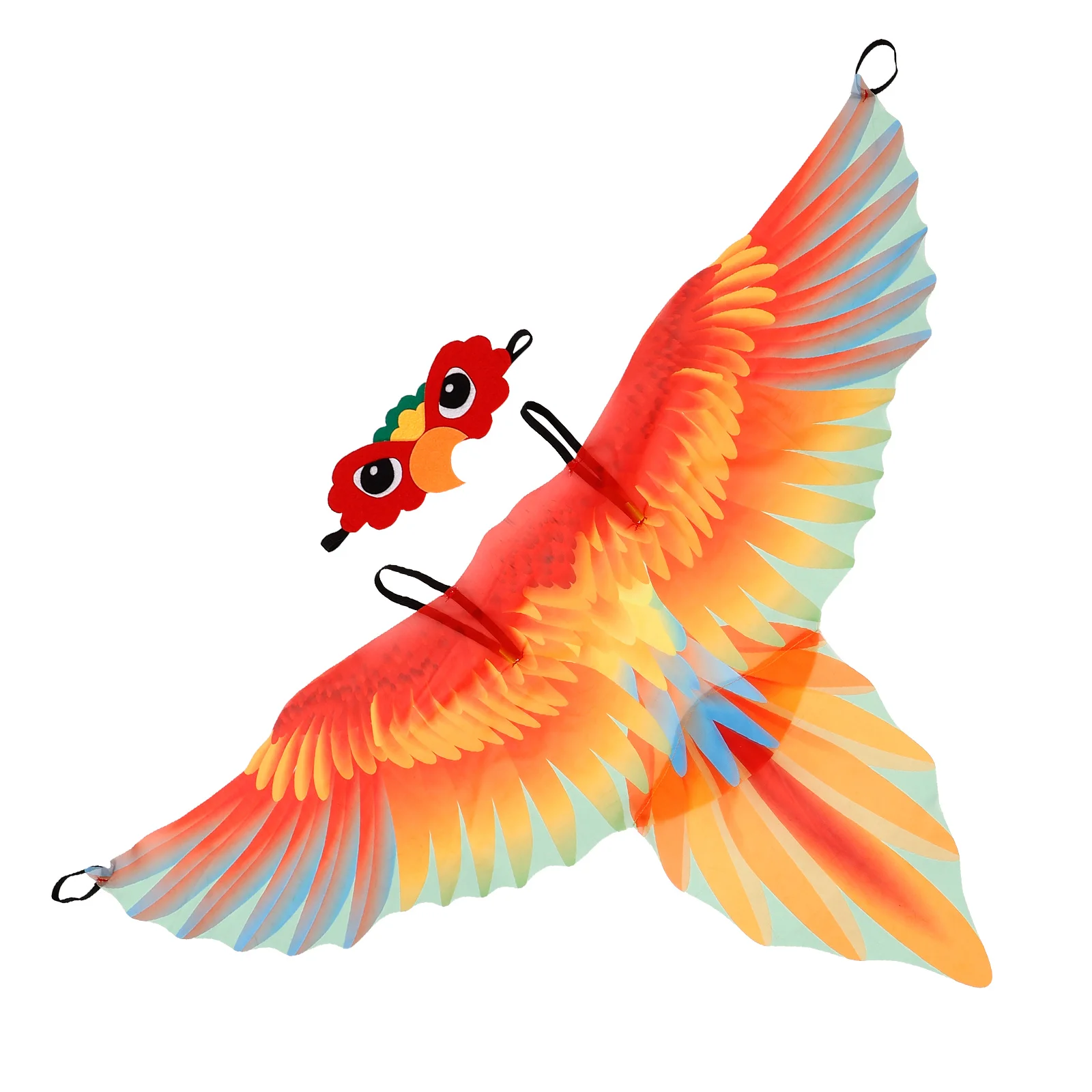 Parrot Wings Cape photography Prop mantello trucco Costume puntelli panno per feste decorativo per bambini Festival