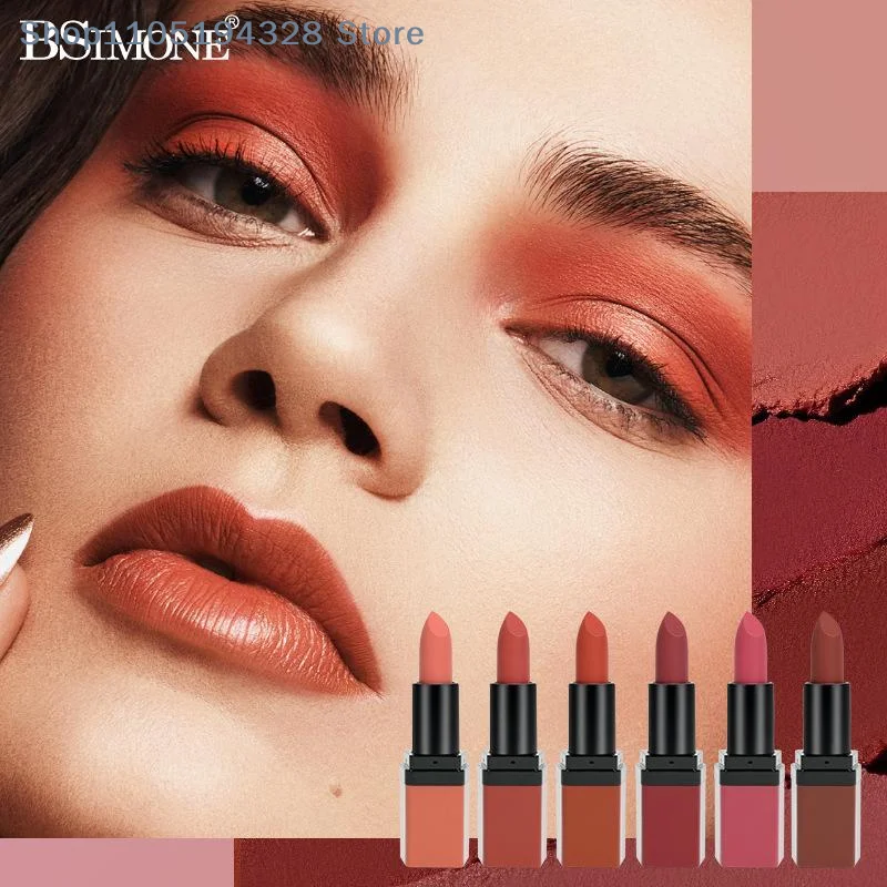 [HB]BSIMONE 3.5g Multi-Color Moisturizing Niche Non-Stick Cup Not Easy To Fade Long-Lasting Color Lipstick Matte Lip Gloss